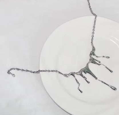 L.J. Liquid Silver Chain