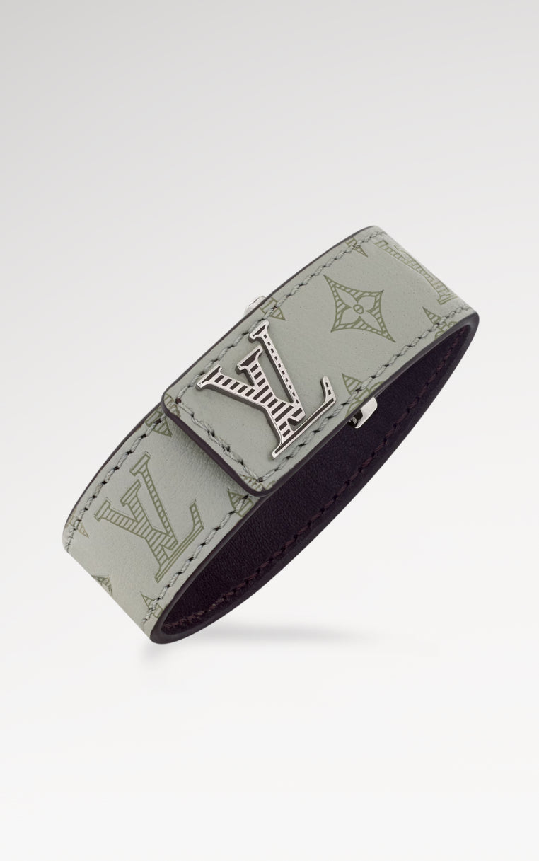 -LV Leather Bracelet