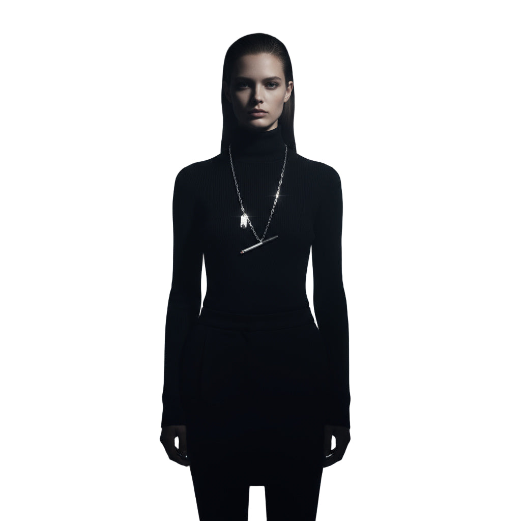 L.J. Cig & Tag Chain W/ Pendants