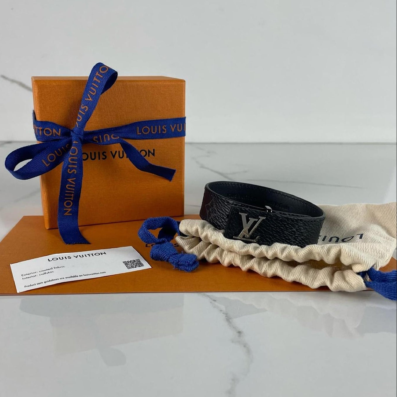 1:1 LV Leather Bracelet